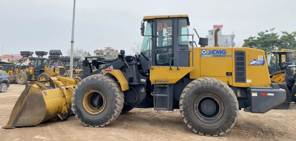 xúc lật cũ gầu 3-4-5 m3 khối giá rẻ XCMG Liugong