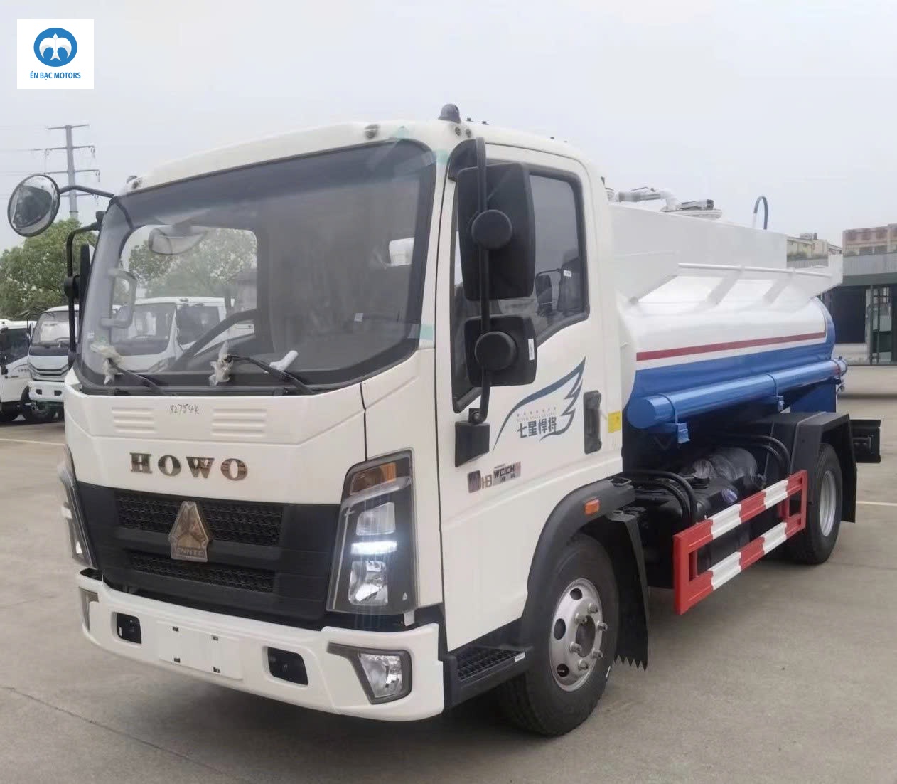 Xe chở xăng dầu 5-6m3 khối, giá rẻ, howo, sinotruk